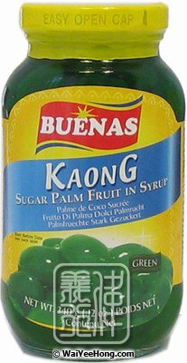 Kaong Candied Sugar Palm Fruit In Syrup (Green) (糖水律丹(綠色)) - Click Image to Close