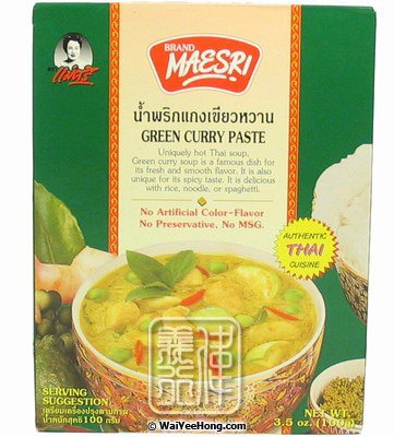 Green Curry Paste (泰佳品 青咖喱醬) - Click Image to Close