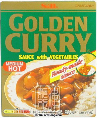 Golden Curry Sauce with Veg (Medium Hot) (日本咖喱 (中辣)) - Click Image to Close