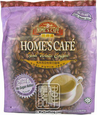 Ipoh 2 in 1 White Coffee Drink (No Sugar Added) (15 Sticks) (怡保二合一白咖啡) - Click Image to Close