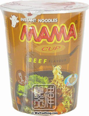 Instant Cup Noodles (Beef) (媽媽杯麵 (牛肉味)) - Click Image to Close