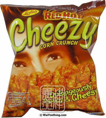 Cheezy Corn Crunch (Red Hot Flavour) (芝士條 (火辣)) - Click Image to Close