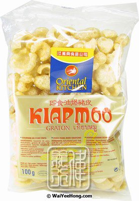 Kiap Moo Fried Pork Rind Gratons (即食油爆豬皮) - Click Image to Close
