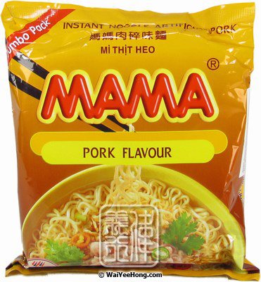 Instant Noodles Jumbo Pack (Pork) (媽媽豬肉味麵) - Click Image to Close