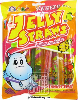 Jelly Straws (Assorted Fruit Flavours) (綜合果凍條) - Click Image to Close