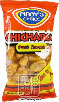 Chicharon Pork Crunch Scratchings (Hot & Spicy) (香脆炸豬皮 (香辣)) - Click Image to Close