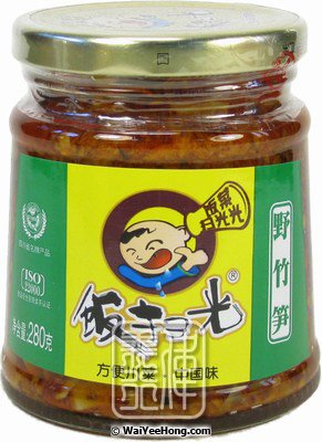 Preserved Bamboo Shoots (飯掃光家常野竹筍) - Click Image to Close
