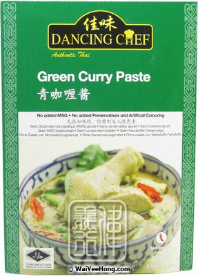 Dancing chef green outlet curry paste