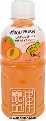 Peach Flavoured Drink With Nata De Coco (摩咕摩咕 (水蜜桃)) - Click Image to Close