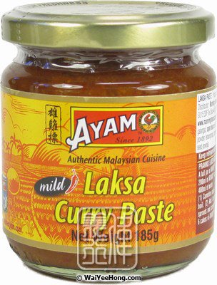 Laksa Curry Paste (Mild) (叻沙醬) - Click Image to Close