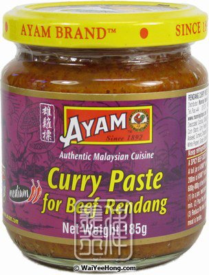 Curry Paste For Beef Rendang (Medium) (巴東牛肉咖哩醬) - Click Image to Close