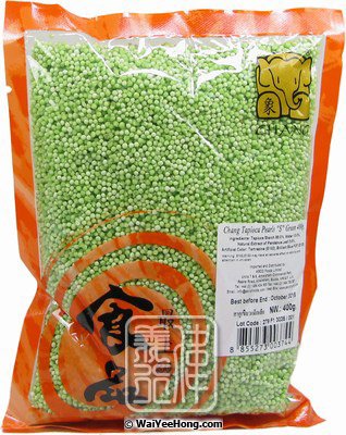 Tapioca Pearls (S) Pandanus Green (綠色西米) - Click Image to Close