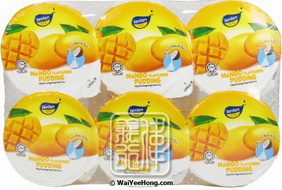Mango Flavour Jelly Pudding (With Nata De Coco) (芒果啫喱布甸) - Click Image to Close