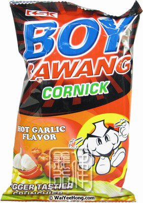 Boy Bawang Cornick (Hot Garlic Flavour) (粟米小食 (辣蒜味)) - 點按圖像可關閉視窗