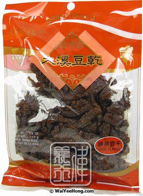 Dried Beancurd Dougan (Sate Satay Flavour) (大溪豆乾 (沙茶)) - Click Image to Close