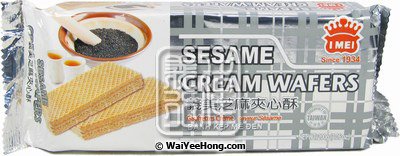 Sesame Cream Wafers (義美 芝麻夾心餅) - Click Image to Close
