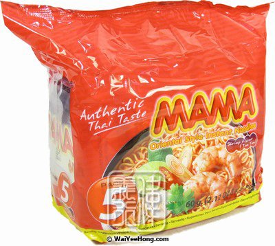 Instant Noodles Multipack (Shrimp Tom Yum) (媽媽冬蔭麵) - 点击图像关闭