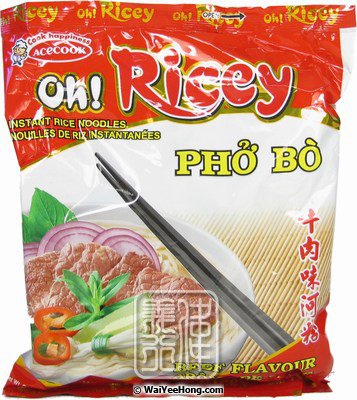Oh! Ricey Instant Rice Noodles (Beef Flavour Pho Bo) (越南河粉 (牛肉)) - Click Image to Close