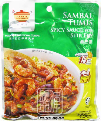 Spicy Stir Fry Sauce (Sambal Tumis) (田師傅參巴醬) - Click Image to Close