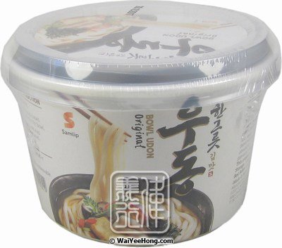 Hi-Myun Instant Bowl Udon Noodles (Original) (烏冬碗麵 (原味)) - Click Image to Close