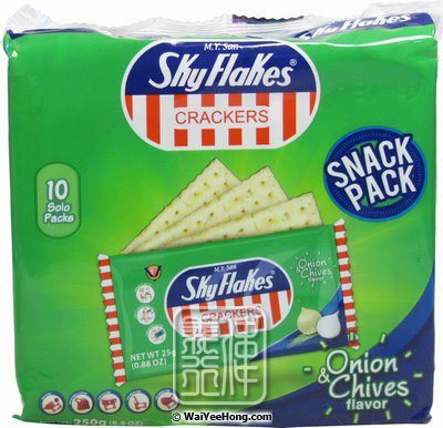 SkyFlakes Crackers With Onion & Chives (空中霸王餅 (香蔥)) - Click Image to Close