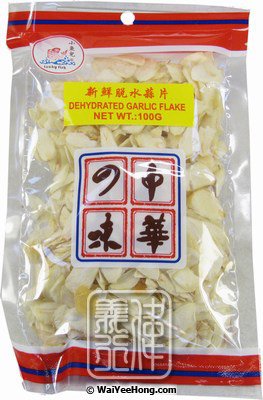 Dehydrated Garlic Flakes (小魚兒乾蒜片) - Click Image to Close