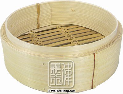 8" Bamboo Steamer Base (8寸竹蒸籠) - Click Image to Close