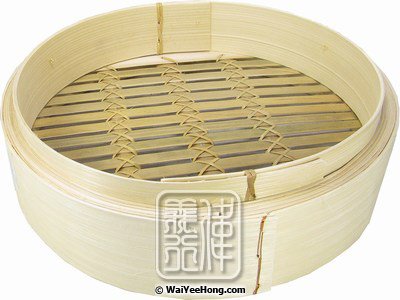 12" Bamboo Steamer Base (12寸竹蒸籠) - Click Image to Close