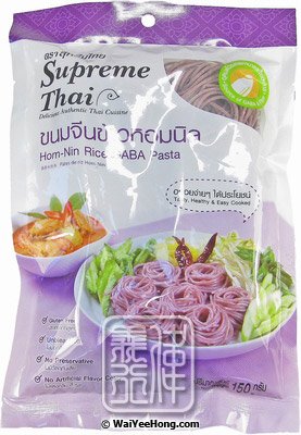 Thai Hom-Nin Rice GabaPasta (泰式黑香米粉條) - Click Image to Close