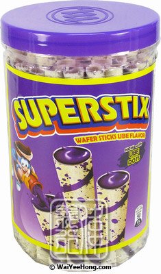 Superstix Wafer Sticks (Ube) (芋頭蛋卷) - Click Image to Close