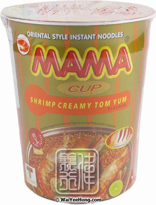 Instant Cup Noodles (Shrimp Creamy Tom Yum) (媽媽杯麵 (冬蔭功)) - Click Image to Close