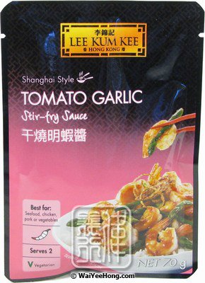 Tomato Garlic Stir Fry Sauce (Shanghai Style) (李錦記 乾燒明蝦醬) - Click Image to Close