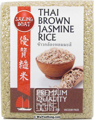Thai Brown Jasmine Rice (Fragrant) (帆船優質糙米) - Click Image to Close