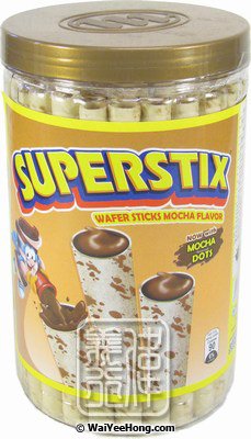 Superstix Wafer Sticks (Mocha) (咖啡蛋卷) - Click Image to Close