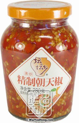 Pickled Facing Heaven Chillies (Chopped) (壇壇鄉 精製朝天椒) - Click Image to Close