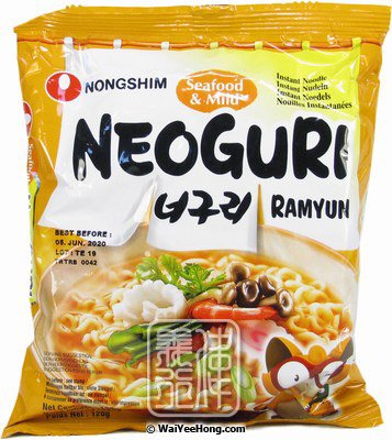 Neoguri Ramyun (Seafood & Mild) (農心海鮮烏冬麵) - Click Image to Close
