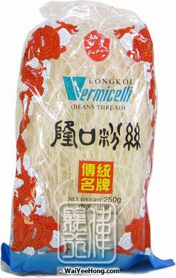 Longkou Vermicelli Bean Thread (Glass Noodles) (福星龍口粉絲) - Click Image to Close