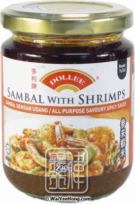 Sambal With Shrimps (Sambal Dengan Udang) (多利參巴蝦米醬) - Click Image to Close