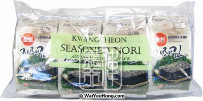 Seasoned Nori Seaweed Snack (紫菜小食) - Click Image to Close