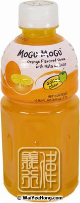 Orange Flavoured Drink With Nata De Coco (摩咕摩咕 (橙味)) - Click Image to Close