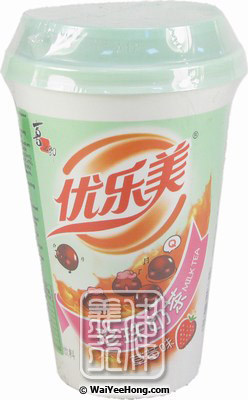 U-Loveit Instant Bubble Milk Tea Drink (Strawberry Flavour) (優樂美珍珠奶茶 (草莓)) - Click Image to Close