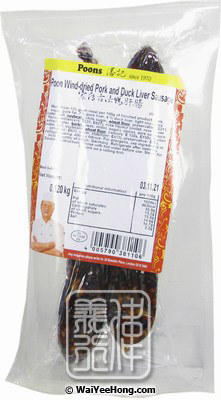 Chinese Wind-Dried Pork & Duck Liver Sausages (Yeun Cheong) (潘記潤腸) - Click Image to Close