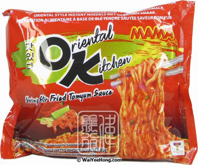 Oriental Kitchen Instant Noodles (Shrimp Stir Fried Tomyum Sauce) (媽媽冬蔭撈麵) - Click Image to Close