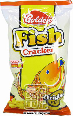 Golden Fish Crackers (Original) (魚酥餅) - Click Image to Close