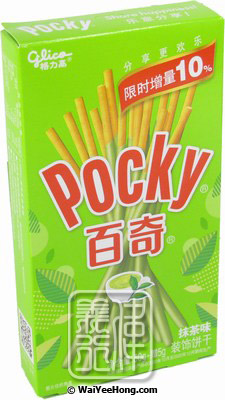 Pocky Biscuit Sticks (Green Tea Flavour) (百奇 (綠茶)) - Click Image to Close
