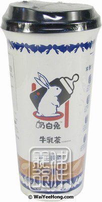 White Rabbit Milk Tea Drink (Black Tea) (大白兔奶味黑茶) - Click Image to Close