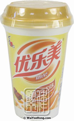 U-Loveit Instant Milk Tea Drink With Nata De Coco (Chocolate Flavour) (優樂美奶茶(朱古力味)) - Click Image to Close