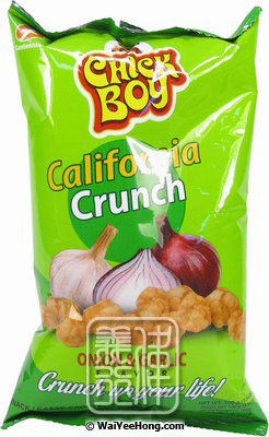 California Crunch (Onion & Garlic Flavour) (栗米小食 (蒜味)) - Click Image to Close