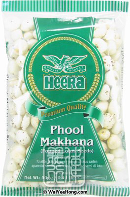 Phool Makhana (Popped Lotus Seeds) (沙爆蓮子) - Click Image to Close