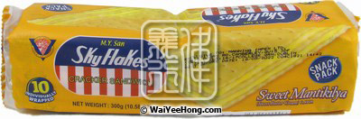 SkyFlakes Cracker Sandwich (Sweet Mantikilya) (空中霸王奶油夾心餅) - Click Image to Close